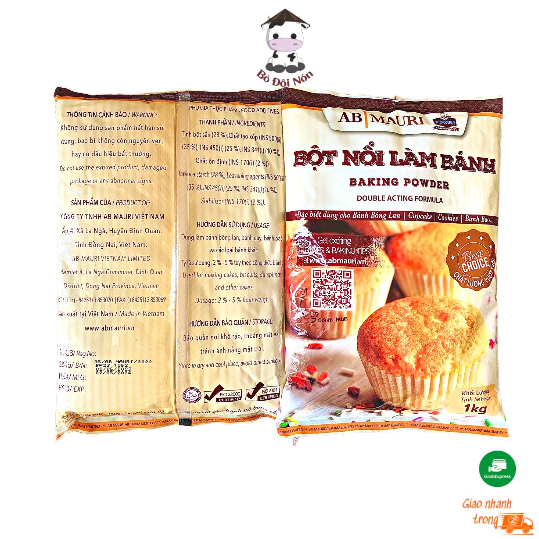 Bột nổi làm bánh BAKING POWER AB Mauri 1kg