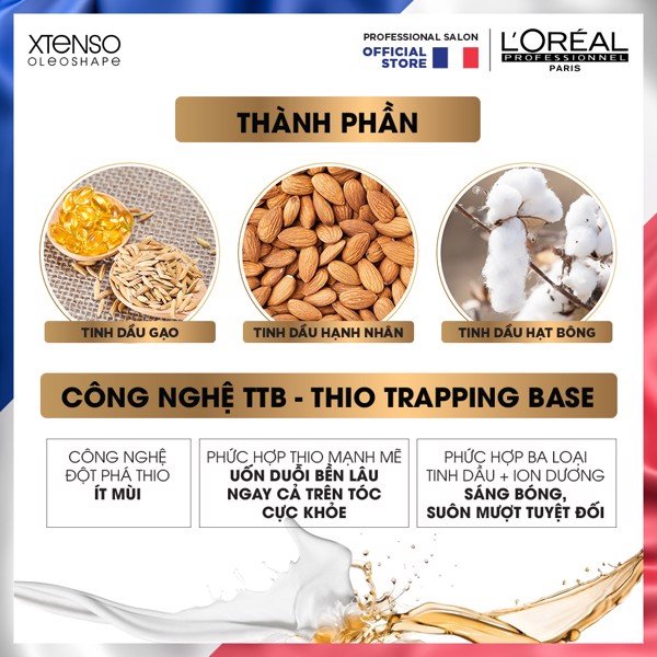 Sản phẩm uốn / duỗi dành cho tóc thường (bước 1) 400ml (combo 2 túi)