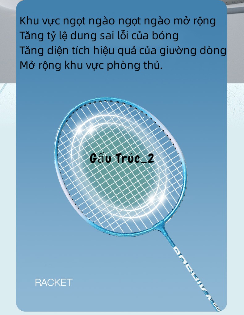 Bộ 2 Cây Vợt Cầu Lông Kèm Túi Đựng