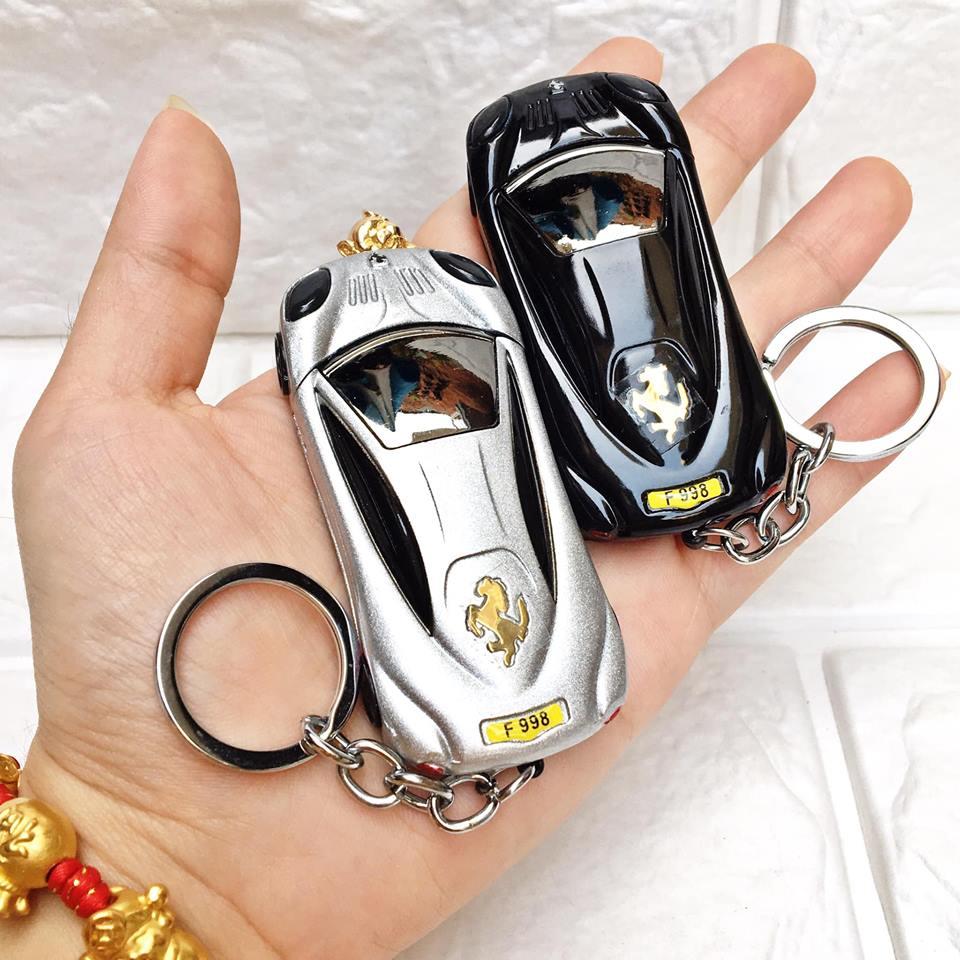 ( FULL BOX ) BẬT LỬA, HỘT QUẸT KHÈ MÓC KHÓA HÌNH CHIẾC XE HƠI - (XÀI GAS)