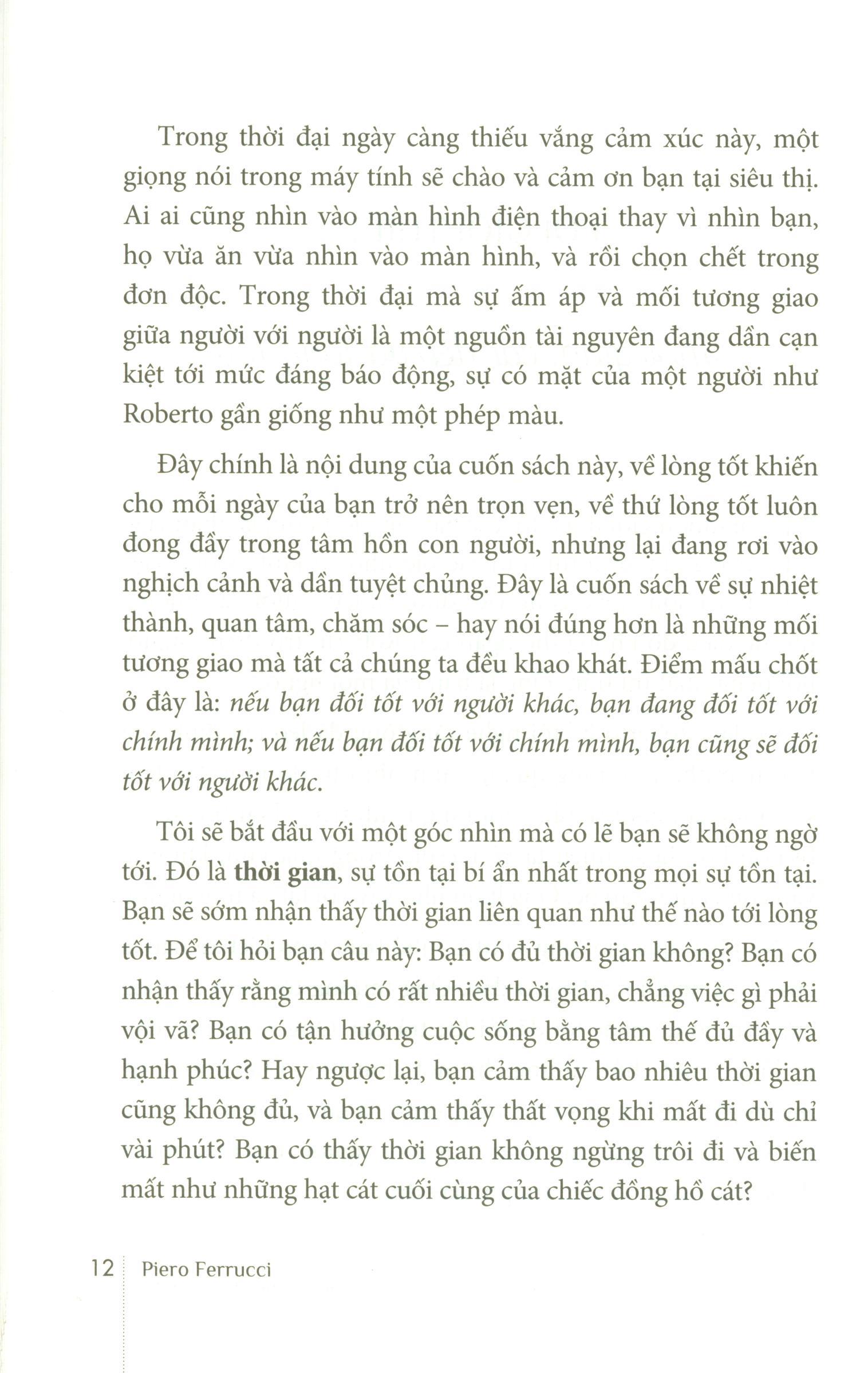 Giá trị của sự tử tế