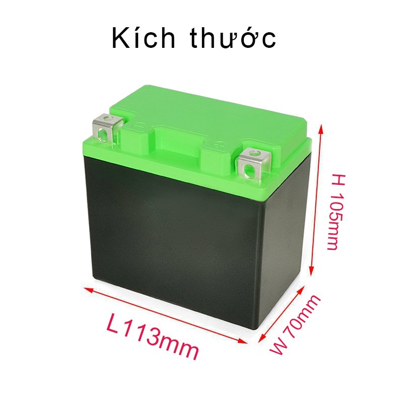 Vỏ Ắc quy Lithium YT5 Kích thước: 113 x 70 x 105mm (Dài x Rộng x Cao)[HUNGCLE]