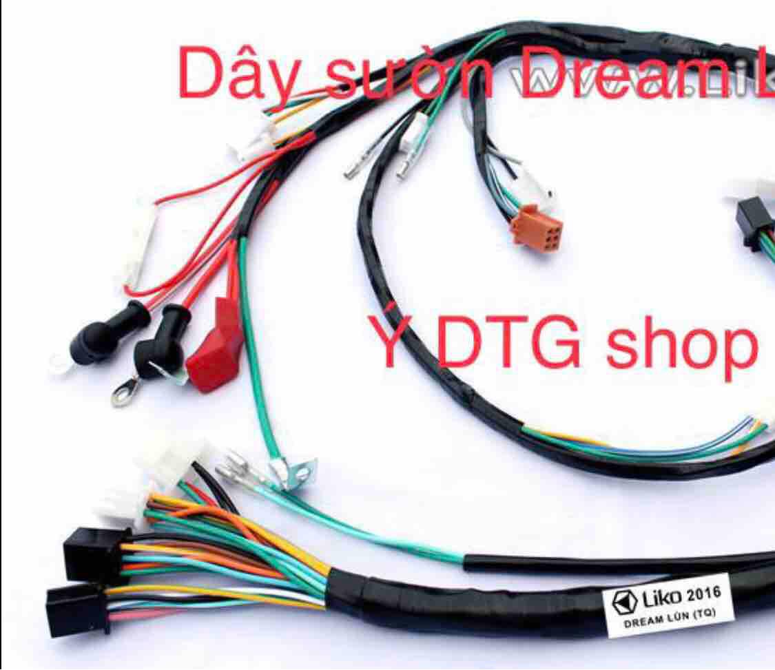 Dây Điện Sườn Xe Dream Lùn
