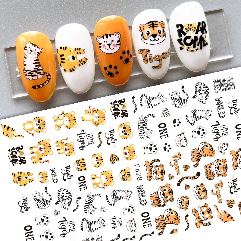 STICKER DÁN MÓNG HỔ BÁO