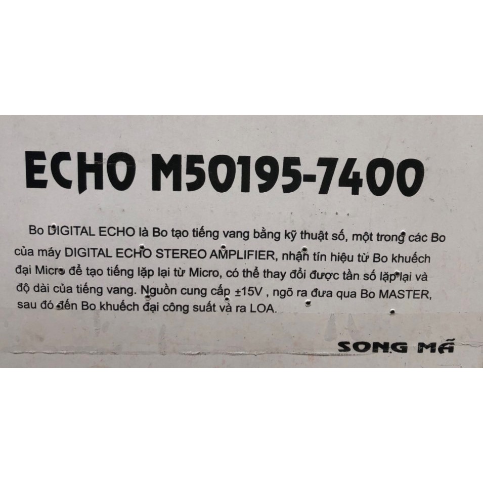 MẠCH AMPLY TIẾNG VANG -ECHO 7400