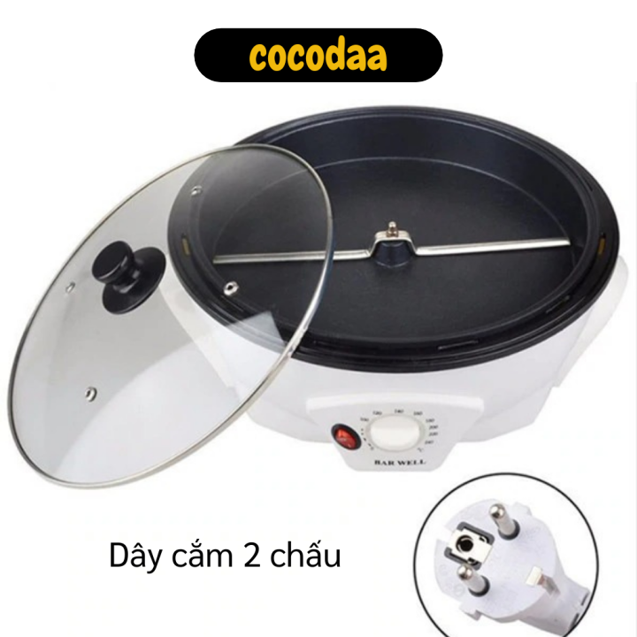 Máy rang cà phê - Máy rang ngũ cốc đa năng - Máy rang hạt - Máy rang cafe đa năng 1200W