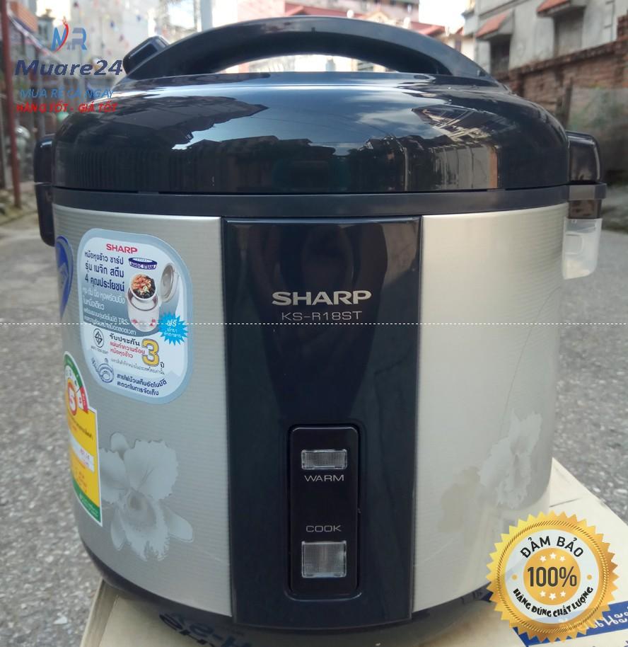 Bảo hành 12 Tháng Nồi cơm điện Sharp KS R18ST Thailand 1.8 lít