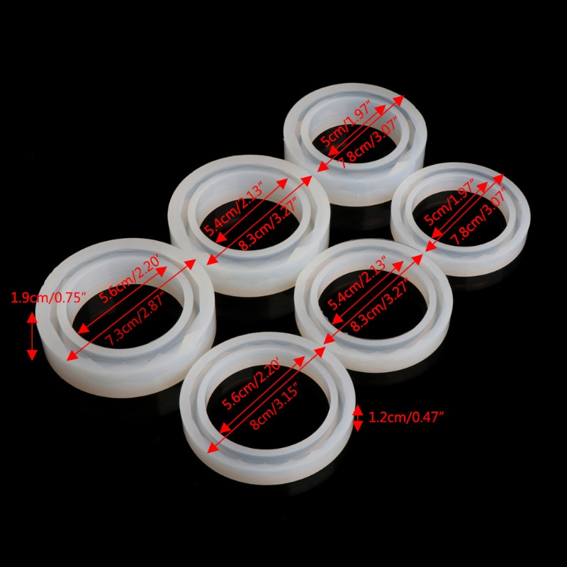 Khuôn silicon làm vòng tay Resin