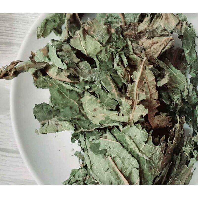 1 kg lá đu đủ đực khô thơm sạch mới.