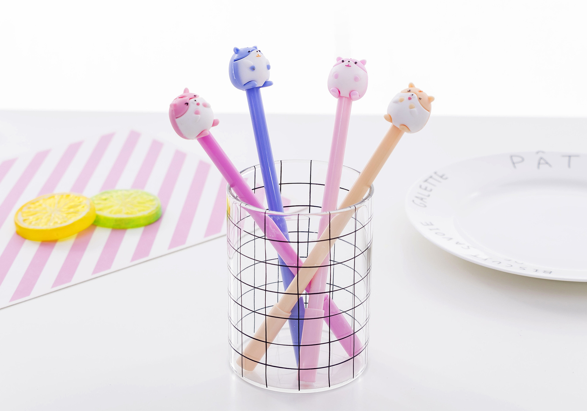 Bút Gel Mực Đen Chuột Hamster dễ thương H117