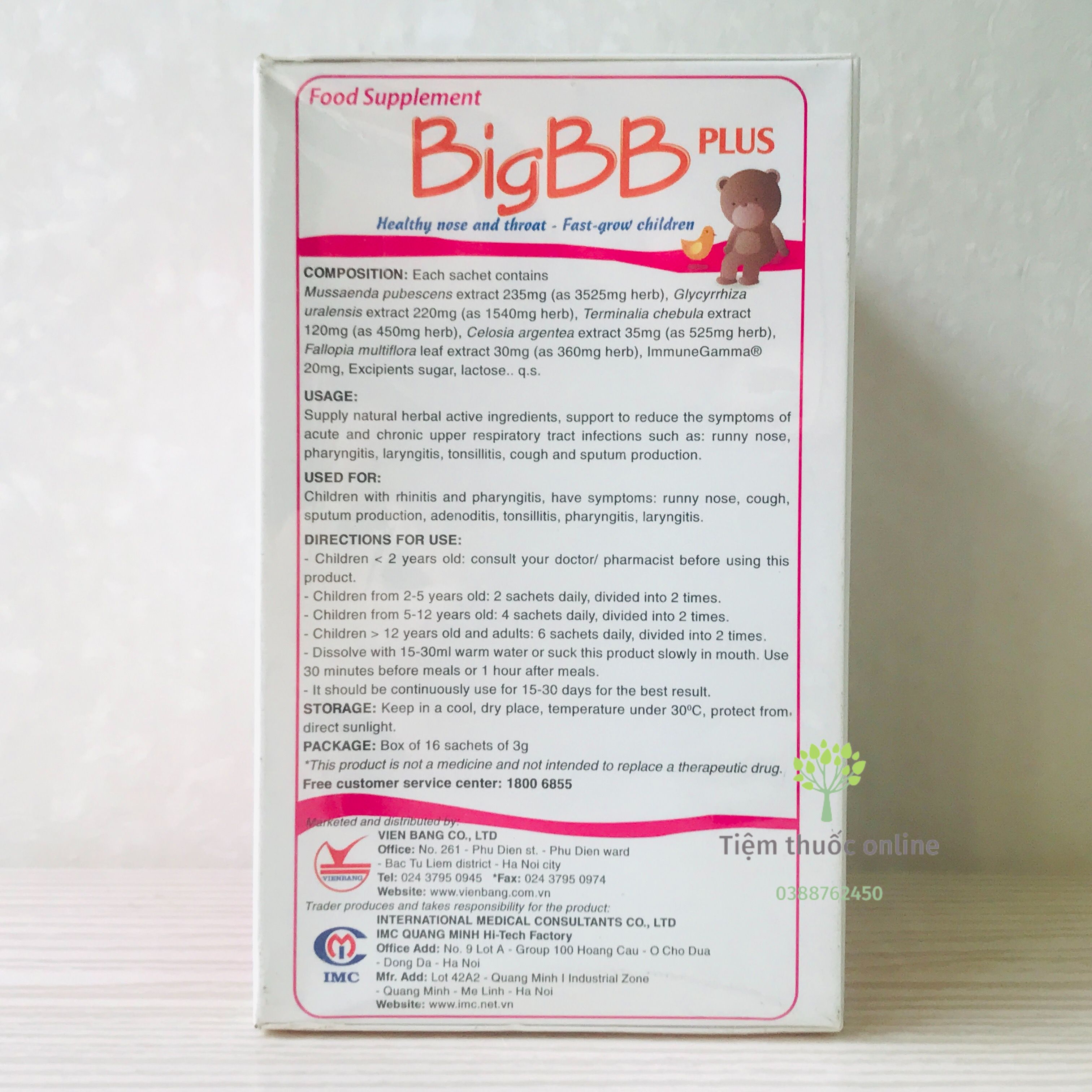 [CHÍNH HÃNG] Cốm BigBB Plus - Hạn chế ốm vặt, trẻ lớn nhanh