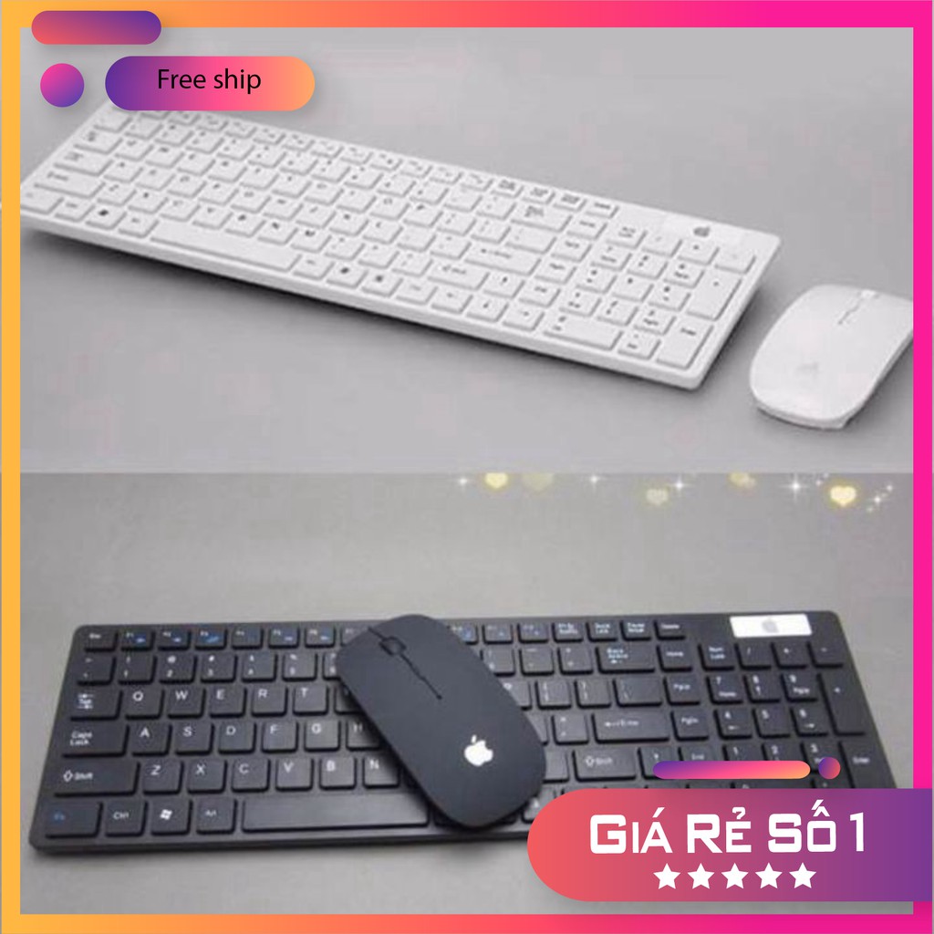 Bàn phím máy tính combo ko dây apple lớn