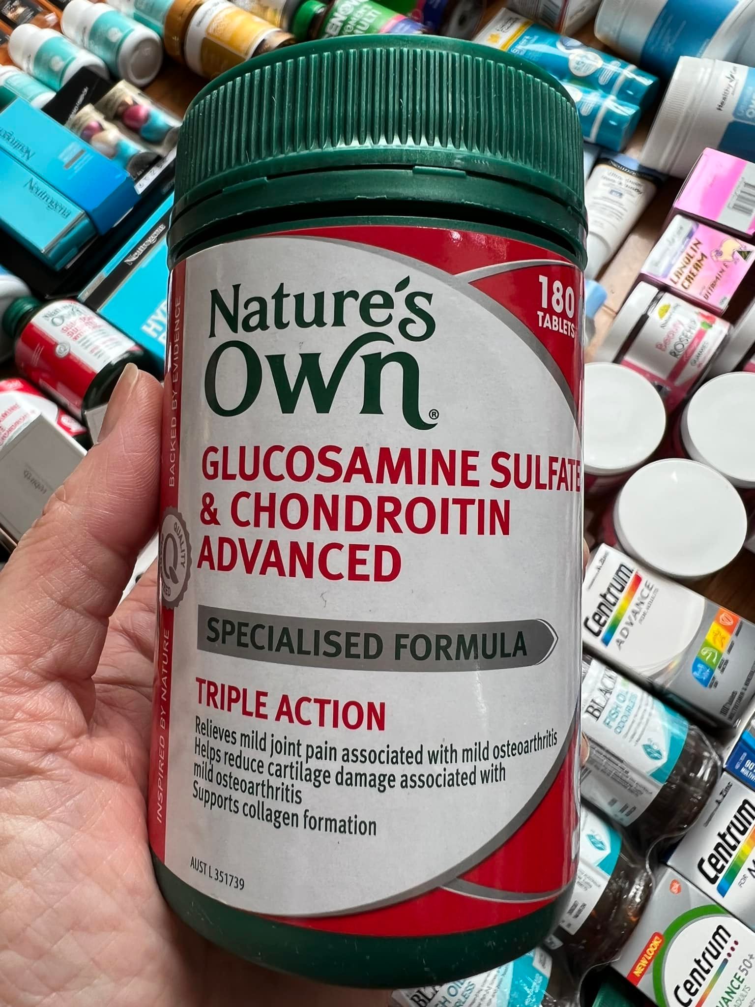 Glucosamin Sulfate With Chondroitin Advanced Nature's Own