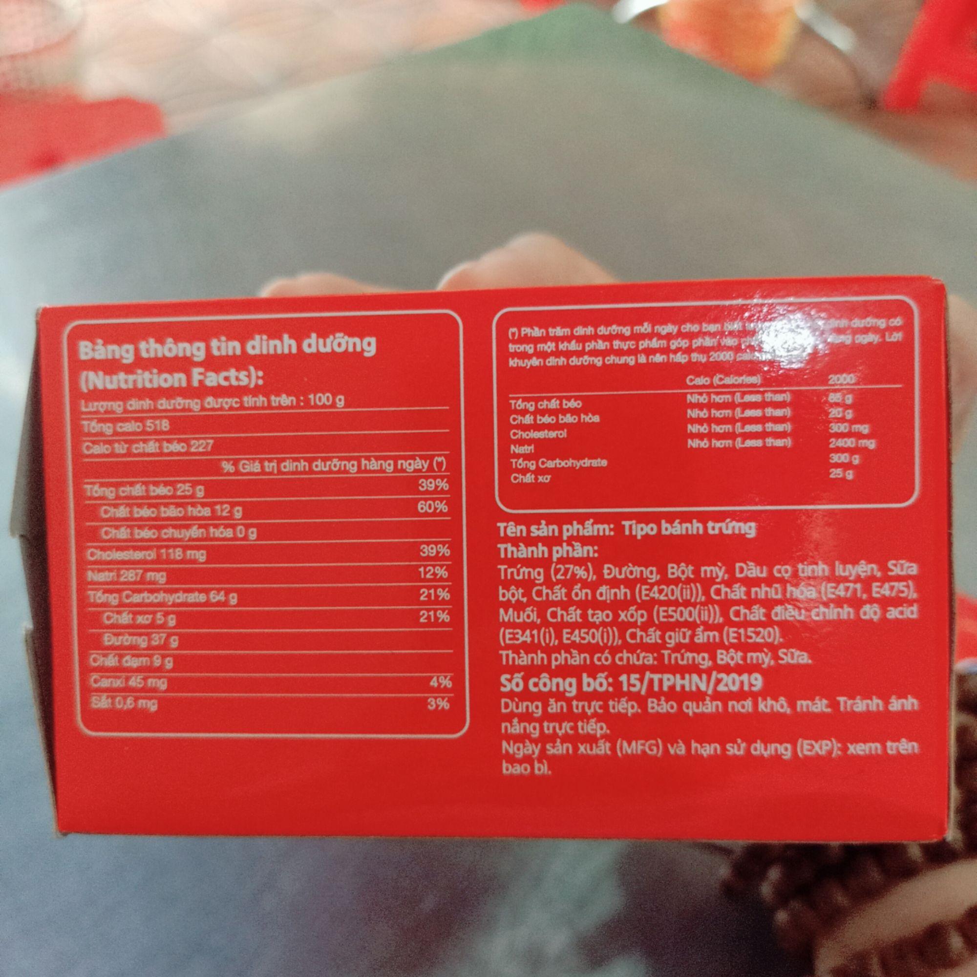 bánh Tipo 220g /35k