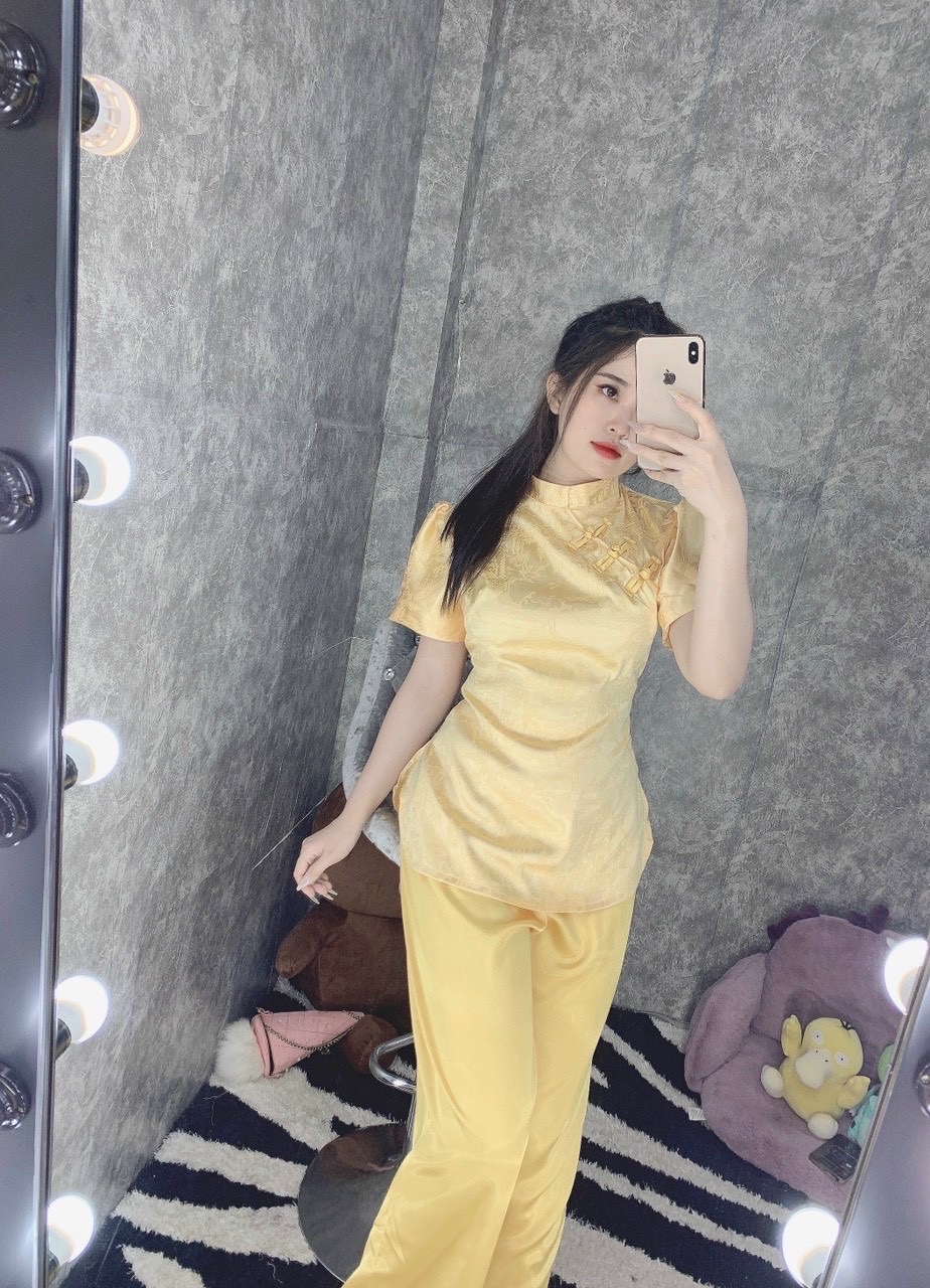 ĐỒ LAM ĐI CHÙA- GẤM TAY PHỒNG