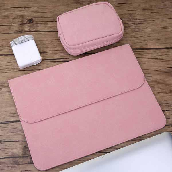 Combo Bao Da Macbook/Surface Kèm Túi đựng sạc - T78