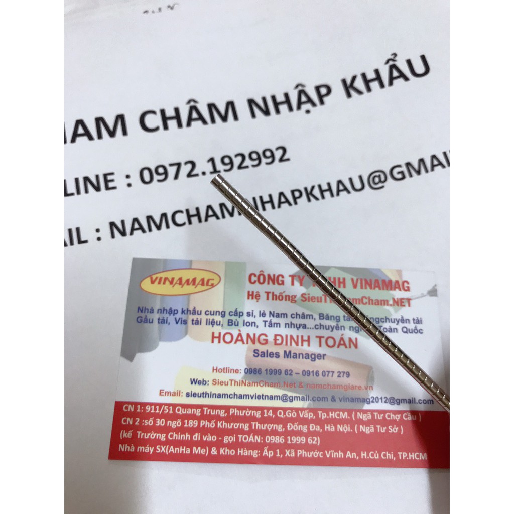 50 viên nam châm 3x2mm