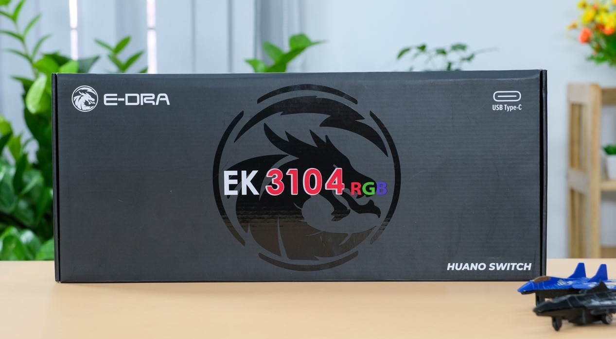 Phím cơ E-Dra EK3104 RGB Huano switch new version BH 2 năm