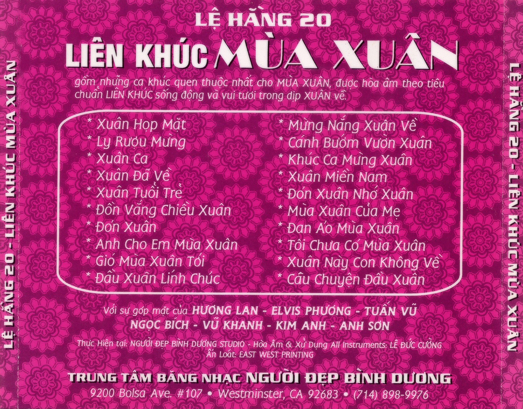 Lhcd20 - liên khúc mùa xuân