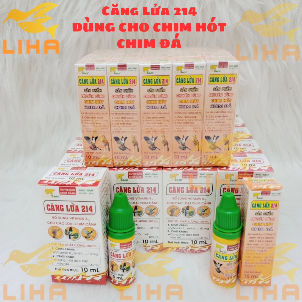 Căng Lửa 214 Chai 10ml - Giúp Chim Hót Hay
