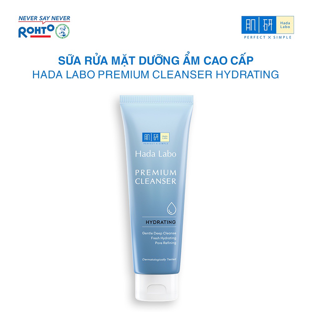 Sữa Rửa Mặt Cao Cấp Hada Labo Premium Cleanser Hydrating 100g