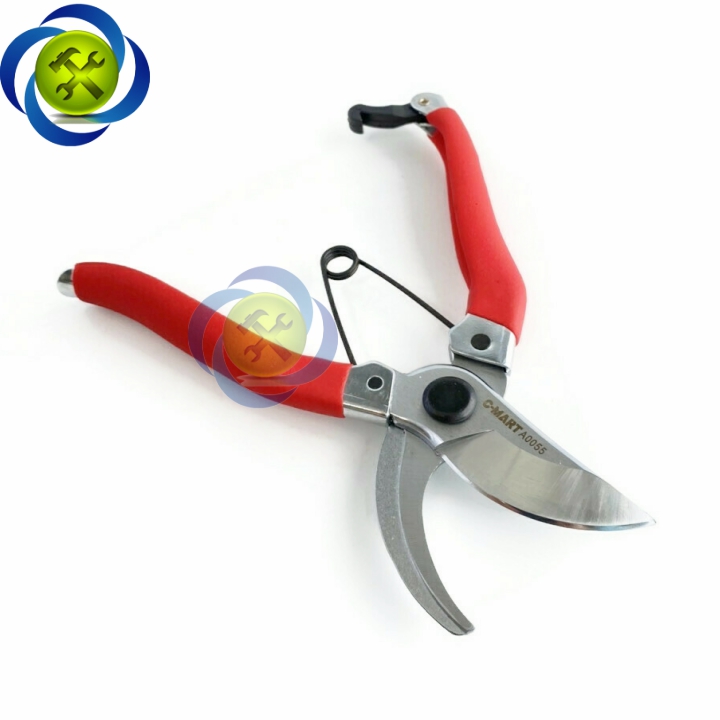 [HCM]Kéo cắt cành C-Mart A0055-08 cán đỏ