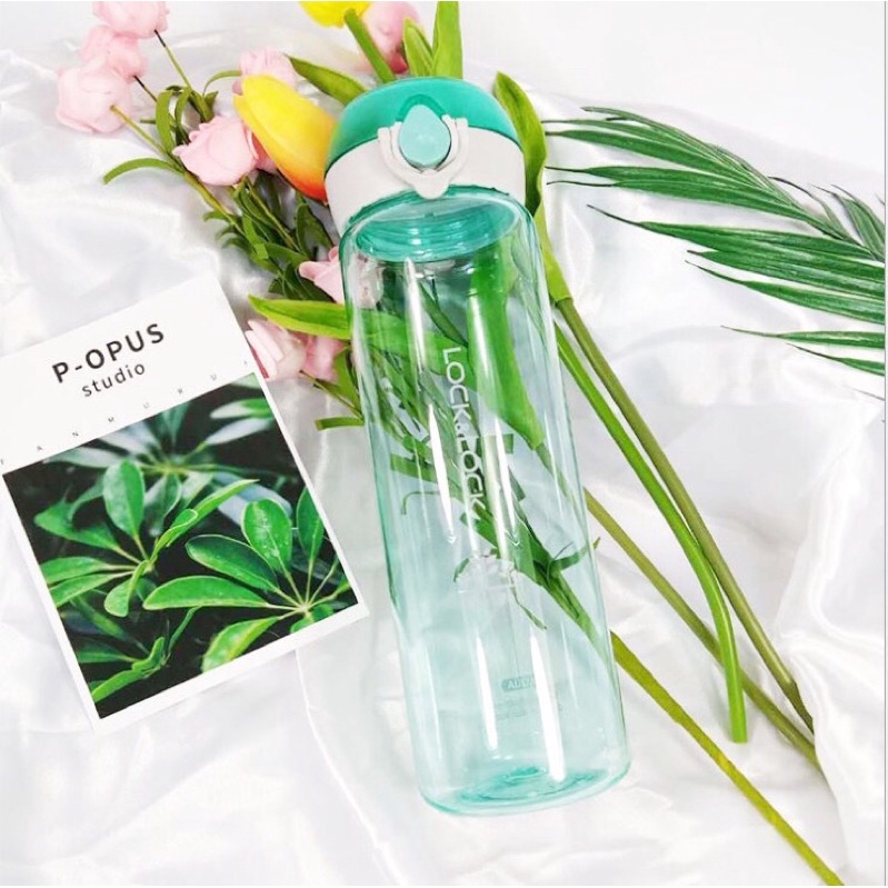 Bình Nước Nhựa Tritan LocknLock One Touch Bottle 500ml ABF645