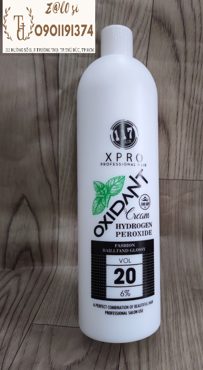 Oxy trợ nhuộm 117 hương bạc hà