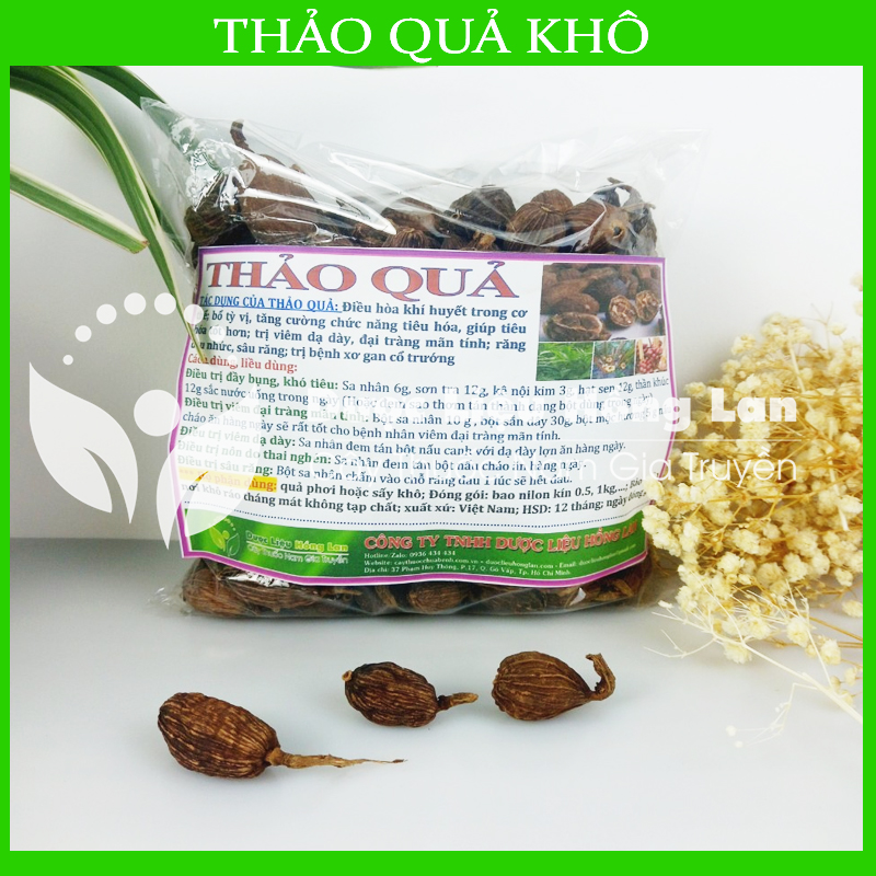 Dược liệu thảo quả khô sạch đóng gói 500gram