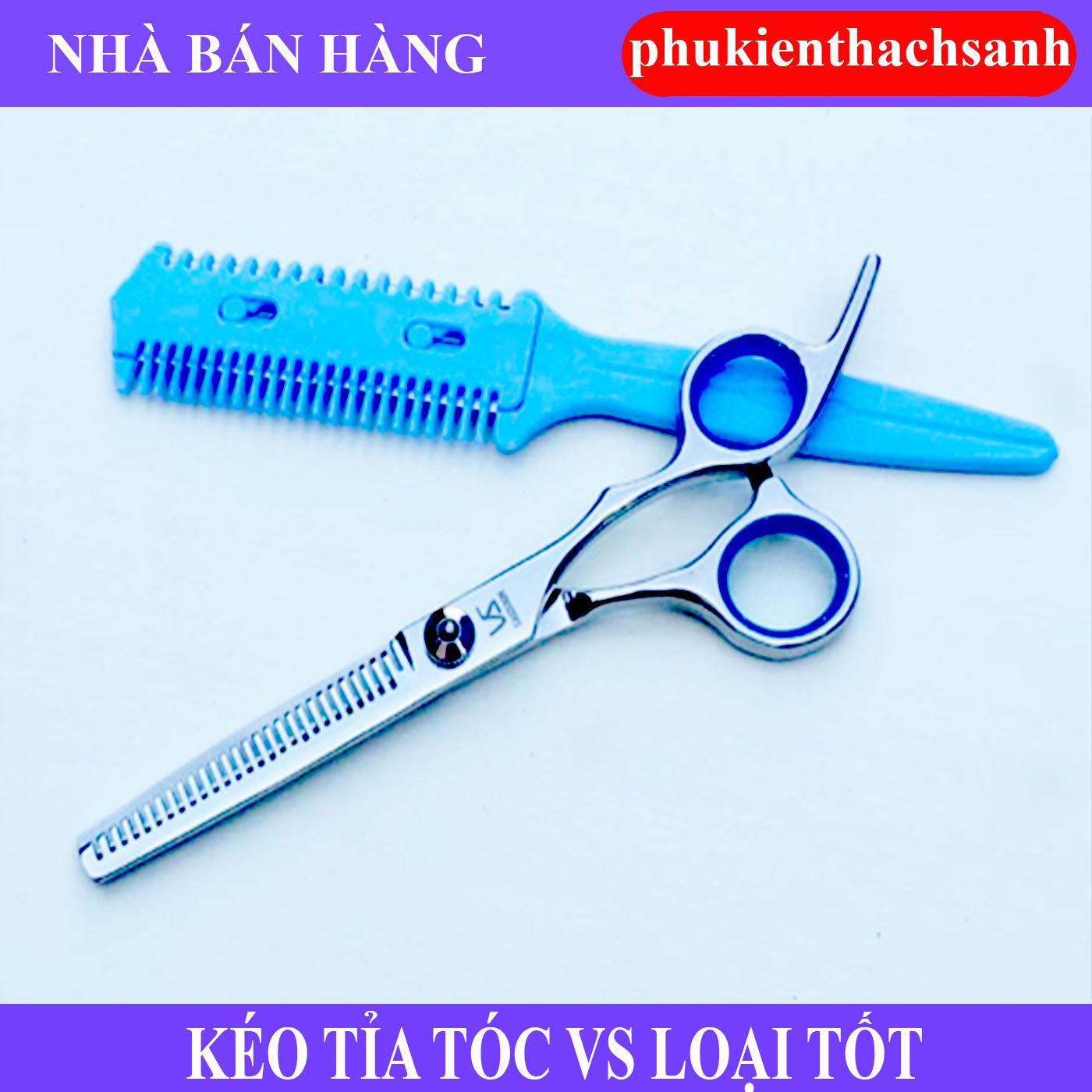 Kéo Tỉa Tóc VS (Loại tốt - Trắng Xanh) - 1 cái