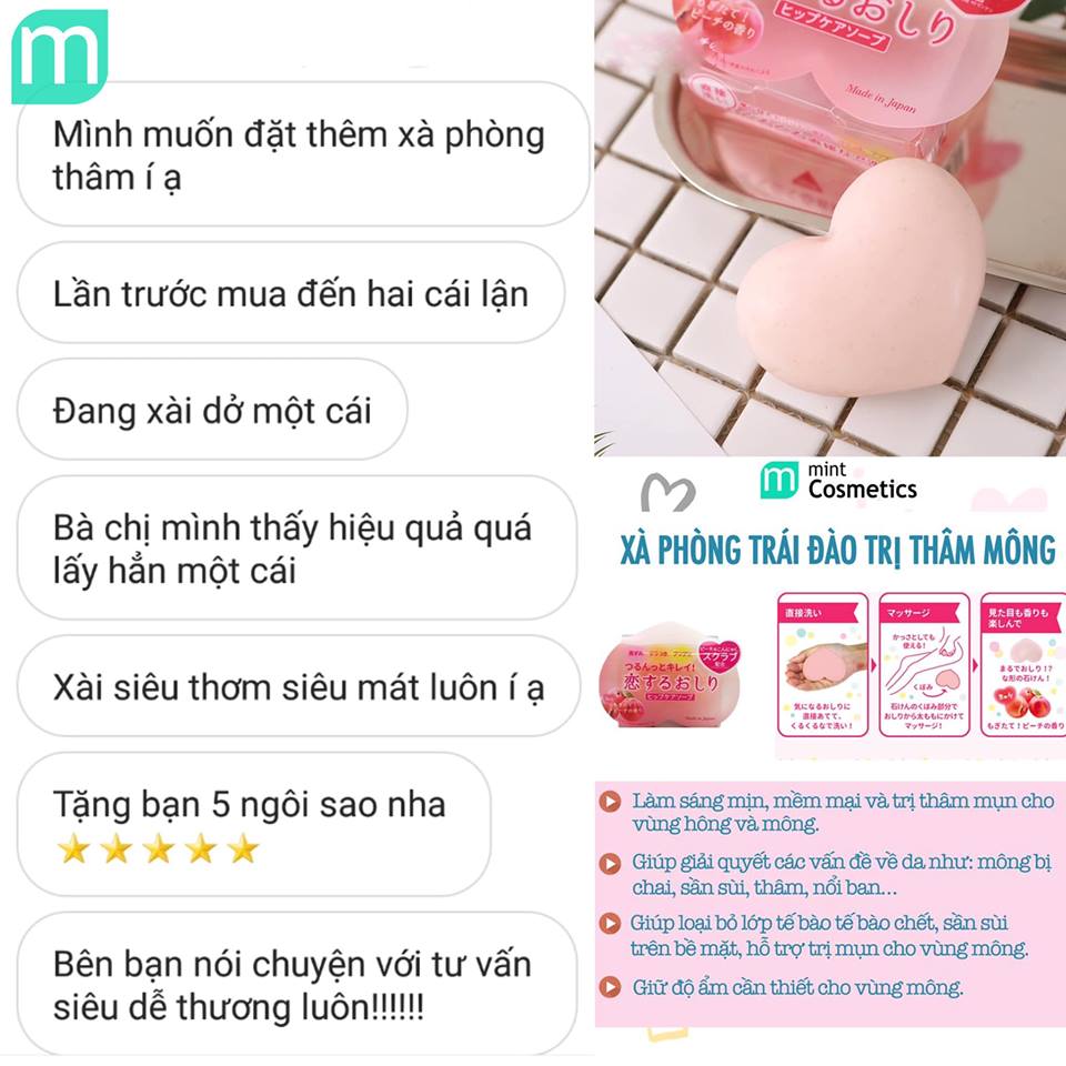 Xà phòng For Butt Pelican (trái đào)