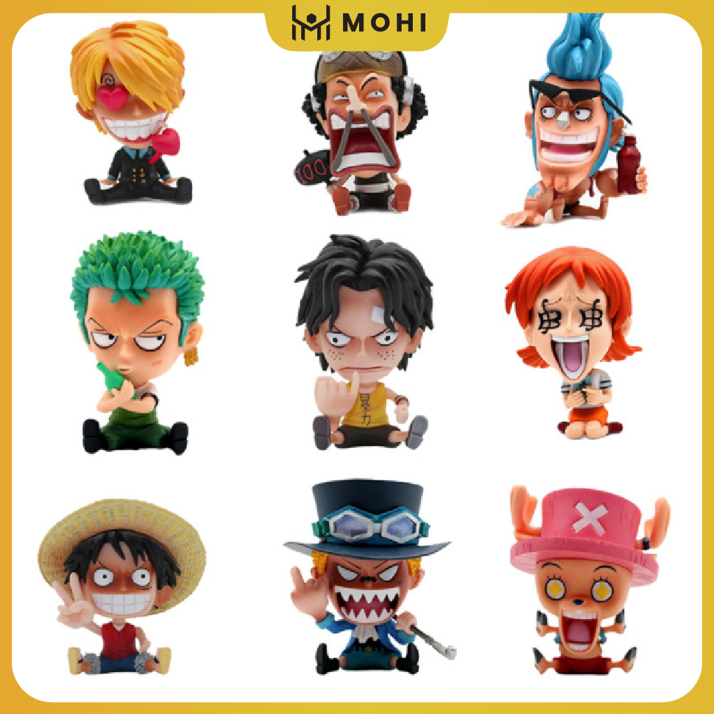 Mô hình Figure Roronoa Zoro Chibi, mô hình figure One Piece no box