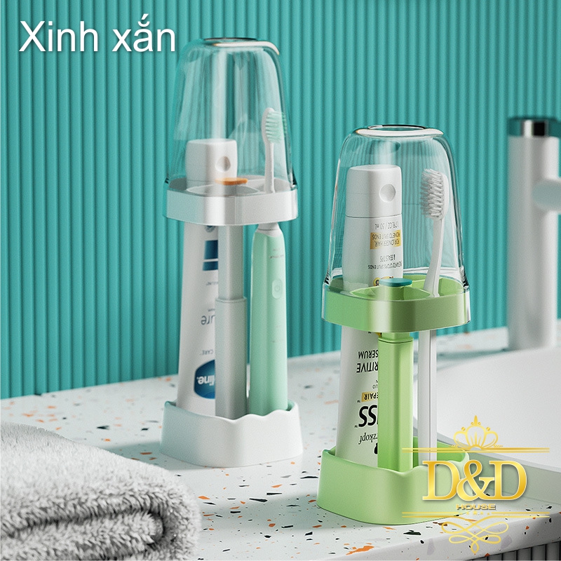 Giá để bàn chải, kem đánh răng thu gọn