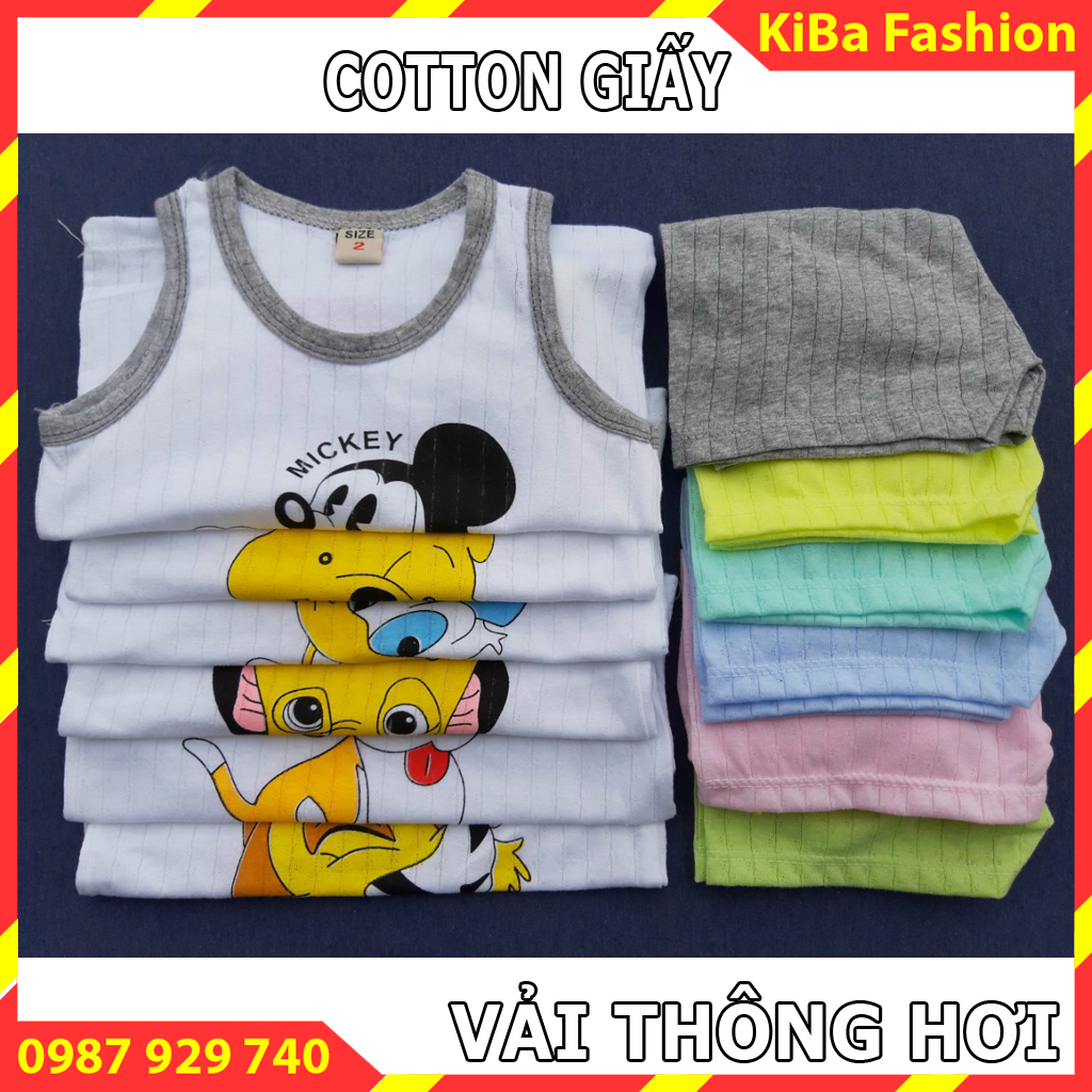 HÀNG ĐẸP ! Bộ ba lỗ quần đùi chất cotton giấy thông hơi mềm mịn mát cho bé trai /gái 4-14kg - BBL- TK0150 / áo ba lỗ cho bé trai / áo ba lỗ cho bé gái / áo ba lỗ lưới cho bé trai / áo ba lỗ lưới / áo ba lỗ trẻ em / áo ba lỗ trắng cho bé trai - Dự kiến gia