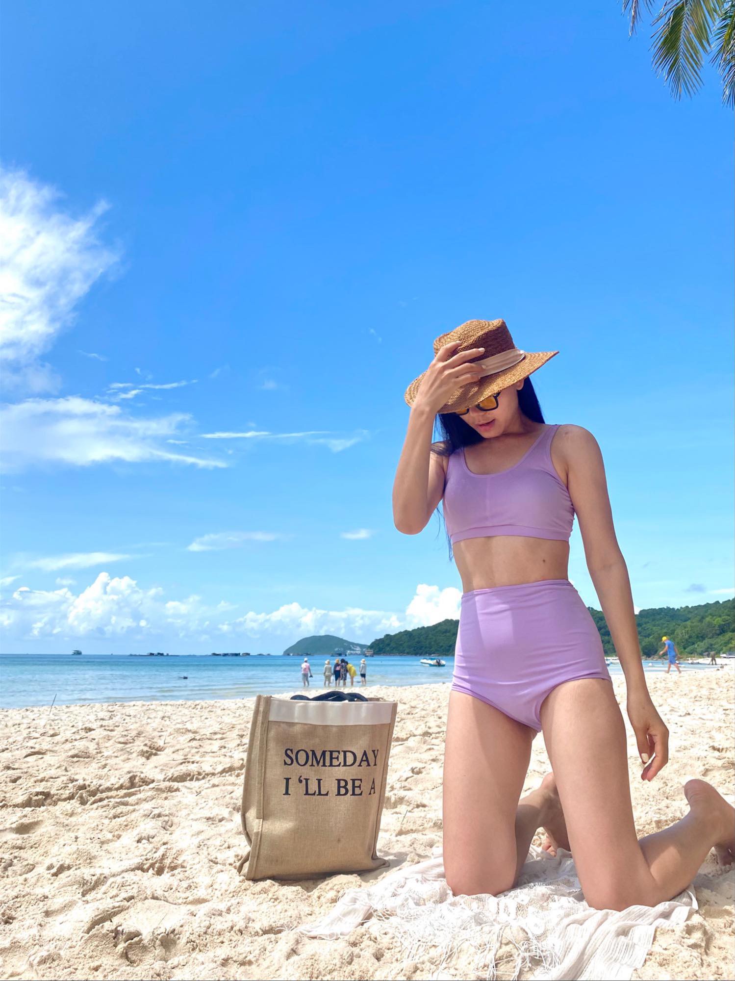 CieL bikini TÍM- Có Mũ- ẢNH THẬT
