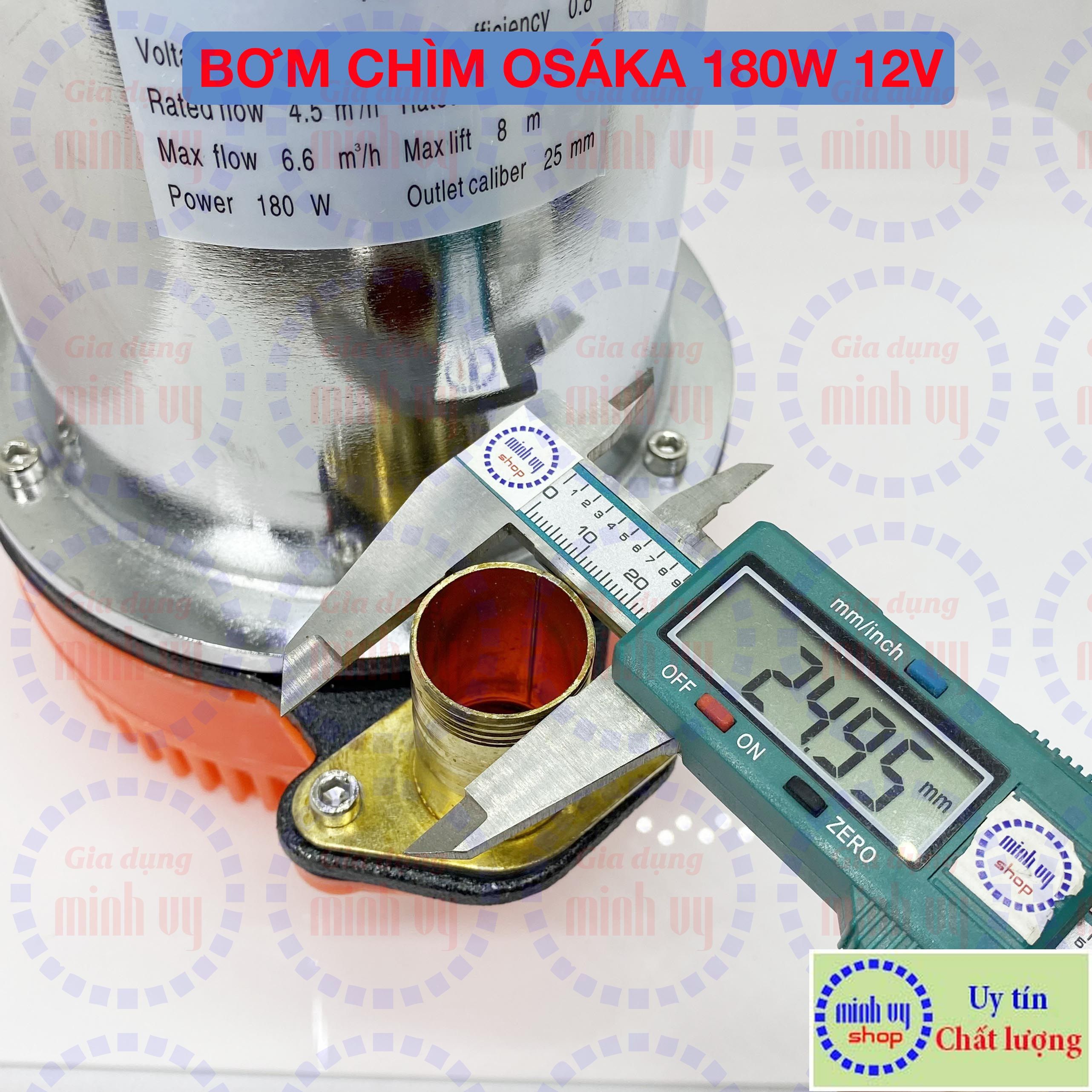 MÁY BƠM CHÌM 12V 160W/180W 100L