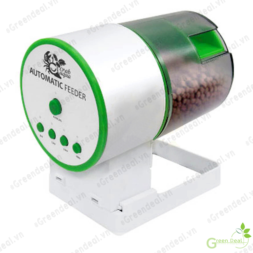 Crab aqua - auto feeder | máy cho cá cảnh ăn tự động xài pin