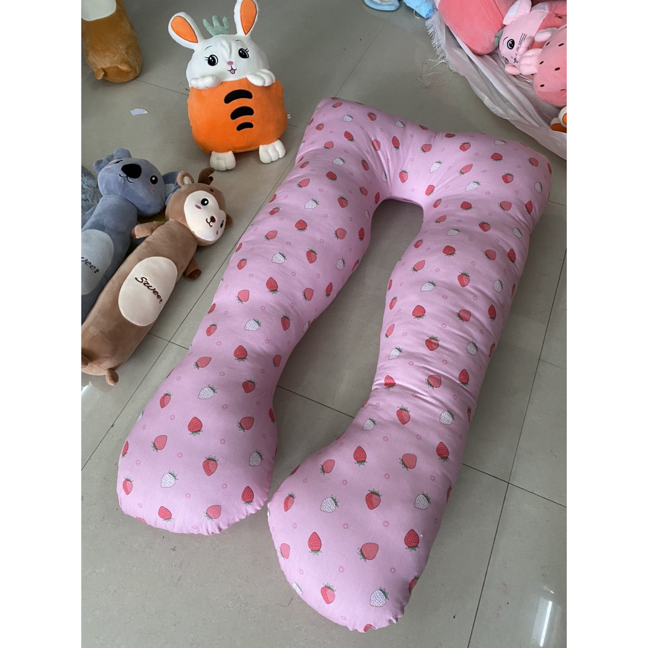 Gối Ôm Ngủ Chữ U Dành Cho Bà Bầu