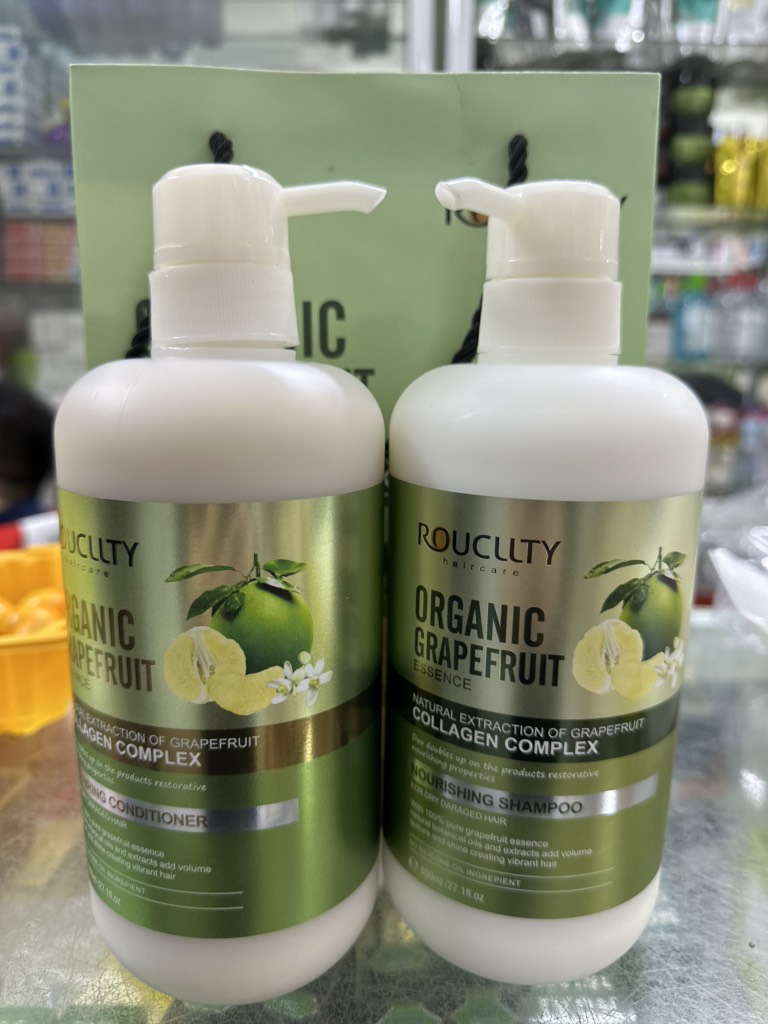 Gội xả bưởi Roucllty Organic