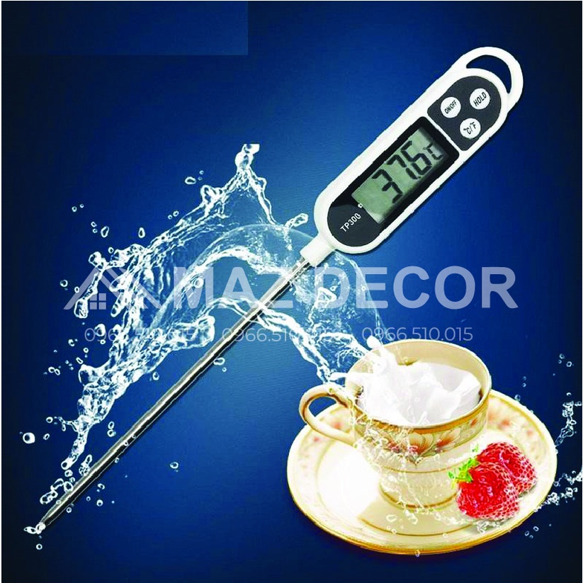 [Giá sỉ] Nhiệt Kế Đo Độ Nước Pha Sữa, Nước Tắm, Thực Phẩm TP300