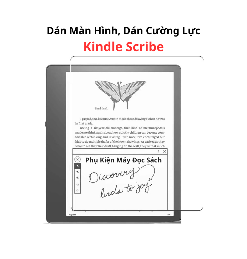 Dán Màn Hình/Cường Lực Kindle Scribe, Máy Đọc Sách Kindle Scribe