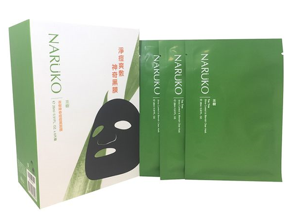 Mặt nạ kiểm soát dầu và mụn trà tràm Naruko Tea Tree 26ml/m (Bản Đài) 5.0