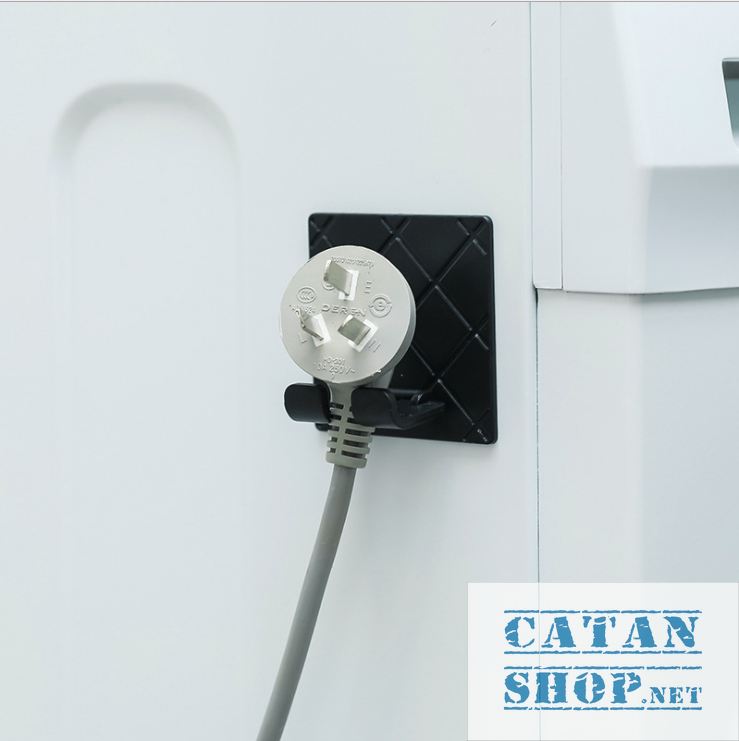 [HCM]Móc dán tường kẹp giữ đầu dây điện gấp gọn treo vật dụng nhà bếp phòng tắm siêu gọn gangtiện lợi
