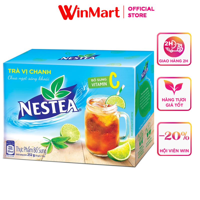 - Trà Nestea vị chanh Nestlé hộp 252g