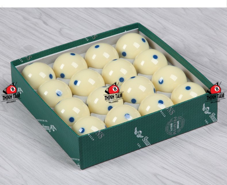 [THỊNH TÂM] Bóng Bida Bi Cái Trắng Bi-A Lỗ 57MM