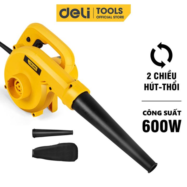 Máy Thổi Bụi Hút Bụi Cầm Tay 2 Chiều Deli Đa Năng - Tùy Chỉnh Tốc Độ 12000 Vòng/Phút g Suất 600W - DL661400/DL661600 - Hình ảnh 2