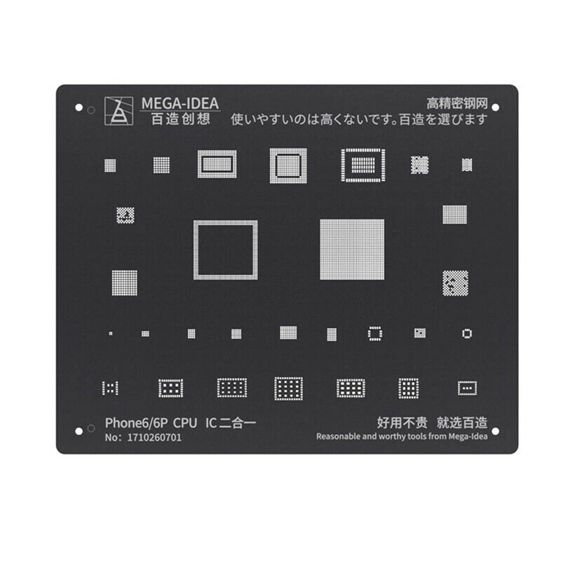 Vỉ làm chân Mega iDea Full ic cho iP 6G - 14Pro Max