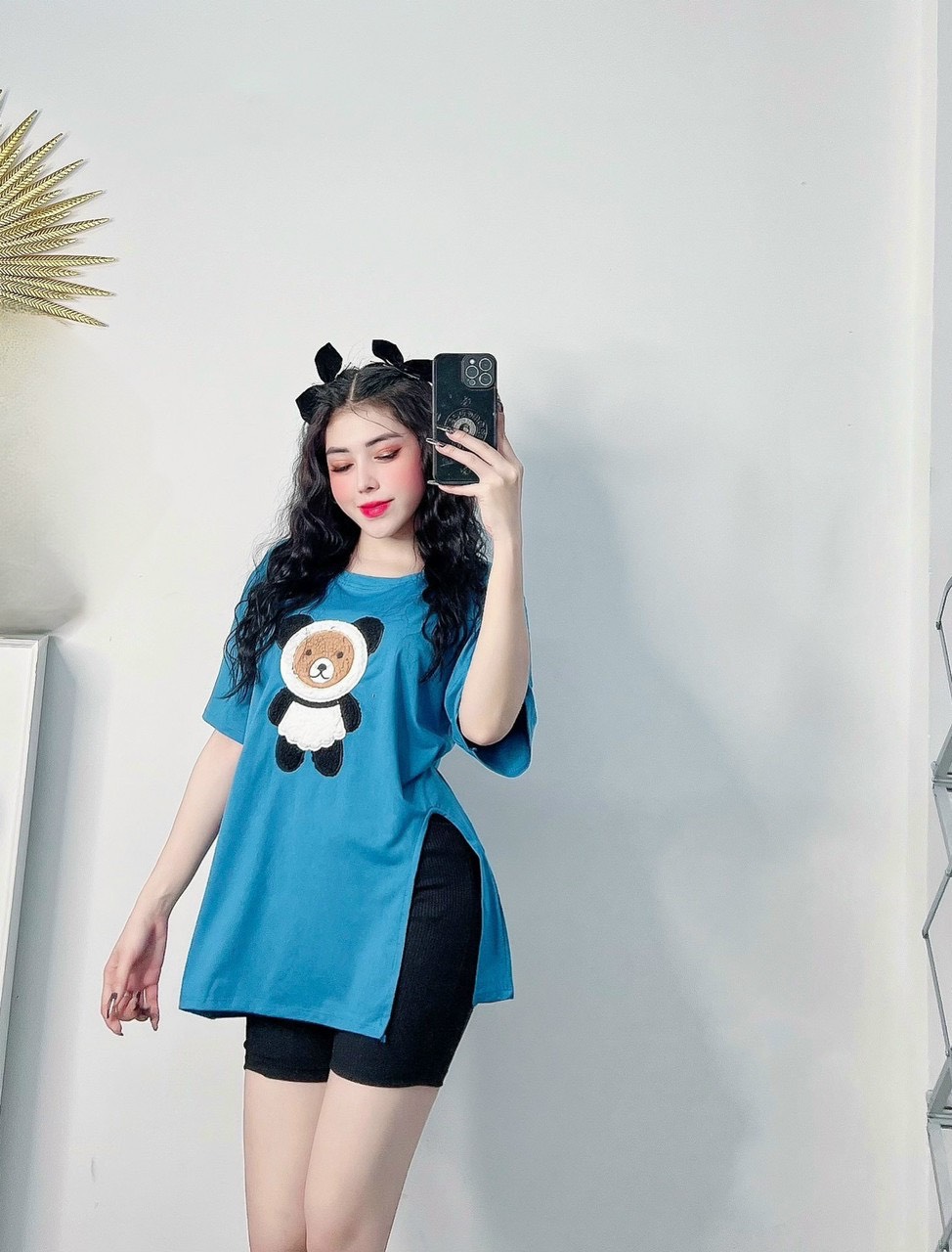 Set bộ đùi gấu xẻ lai siêu hot thời trang nữ siêu xinh , hot hit siêu xinh cho các chị em lolita fashion