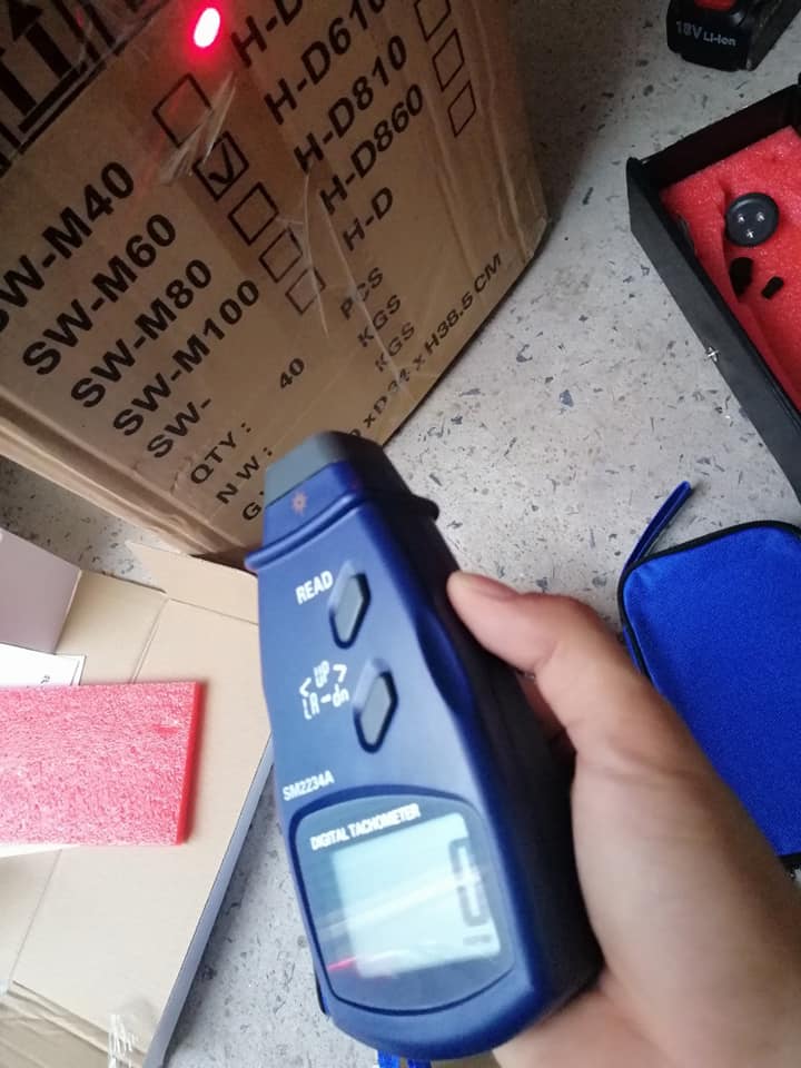 Máy đo tốc độ vòng quay (đo tiếp xúc và đo lazer)