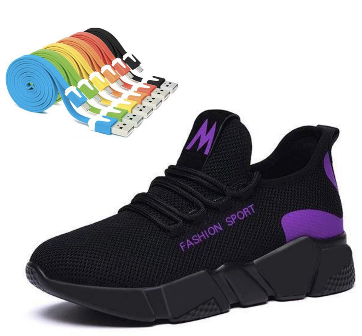 >> BÁO GIÁ GIÀY SNEAKER THỂ THAO UDANY SIÊU BỀN ĐẸP_ GSN0142 | Shopee Lazada Sendo Tiki mới nhất 148 Giày Nữ Đẹp Thể Thao Sneaker Thời Trang FASHION SHOSE - ACG SIZE 36-37-38-39-40 đế nhẹ độ bền của sản phẩm hơn 2 năm chất liệu vả (Đen phối Đỏ-Đen phối tím-Đen) + Tặng Cáp sạc và truyền dữ liệu Micro USB X2 dây siêu bền hỗ trợ sạc nhanh cho đi
